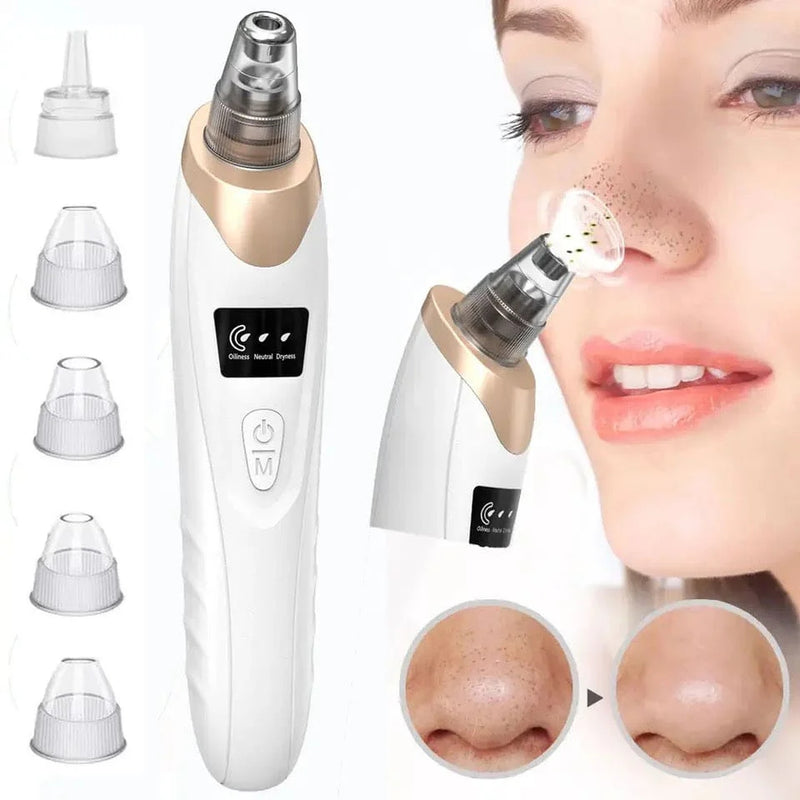 Smart 5 in 1 Electric Beauty Face Machine For Effective Blackhead Removal And Oil Control